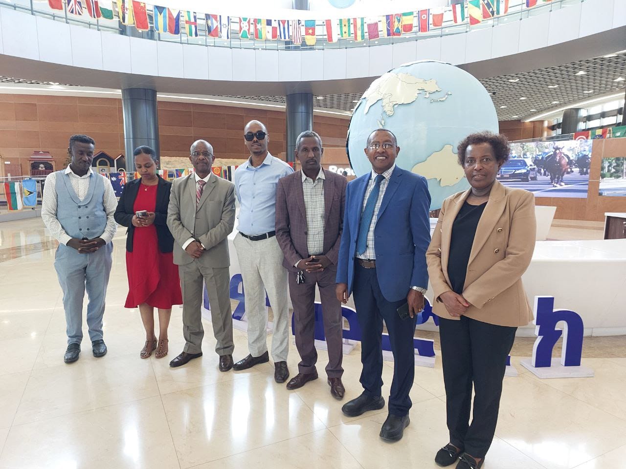 Management of Addis Chamber paid a visit to the Diplomatic Exhibition